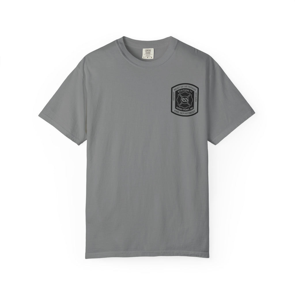 PPFD Logo-Marine-11-Merman- Comfort Colors 100% Cotton Tee