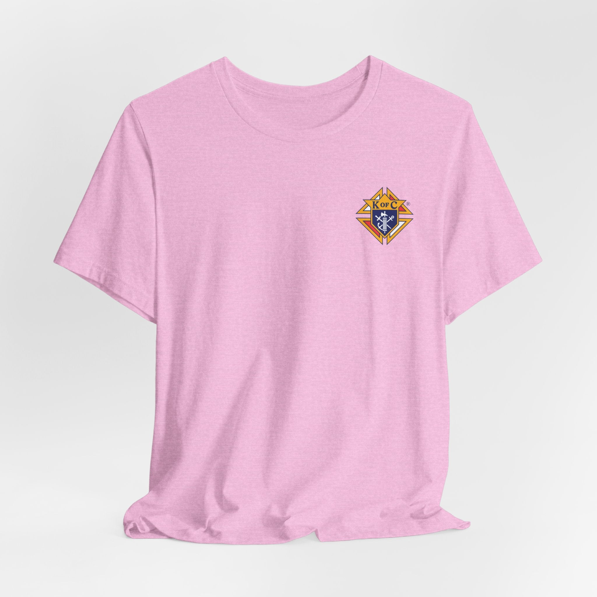 (Bella Canvas) Knights of Columbus Full Color Logo Front and Back
