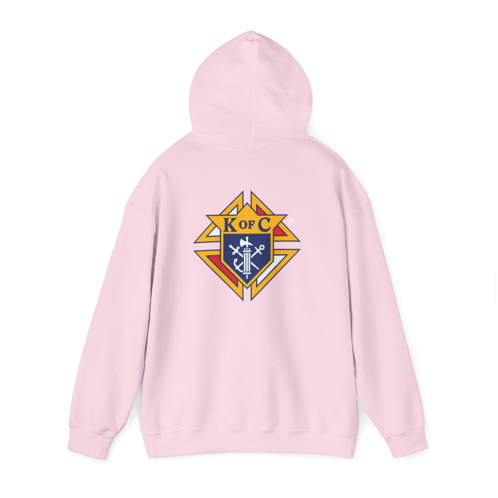 Knights of Columbus Logo Front and Back Pullover Hoodie