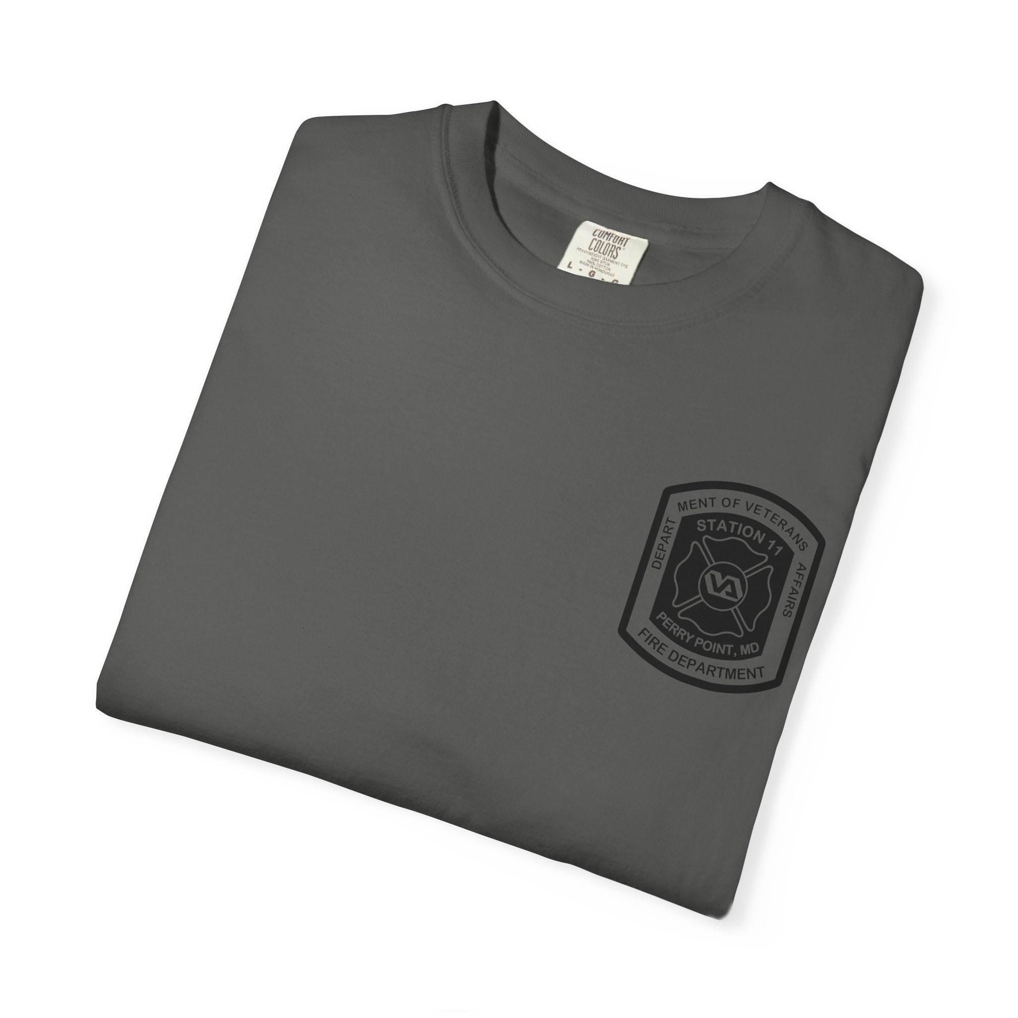 PPFD Logo-Marine-11-Merman- Comfort Colors 100% Cotton Tee