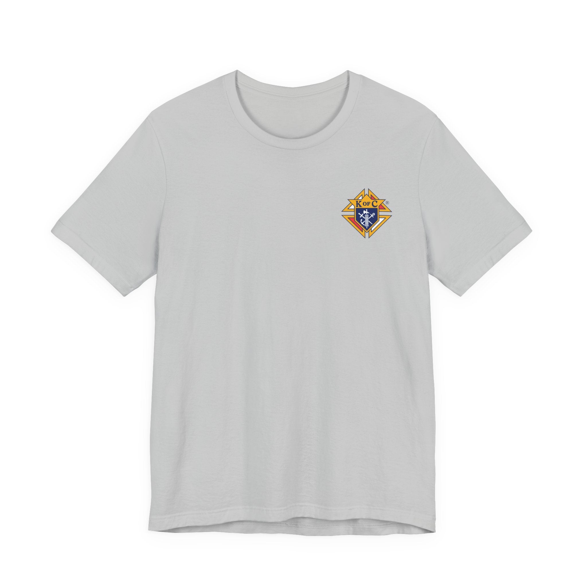(Bella Canvas) Knights of Columbus Full Color Logo Front and Back