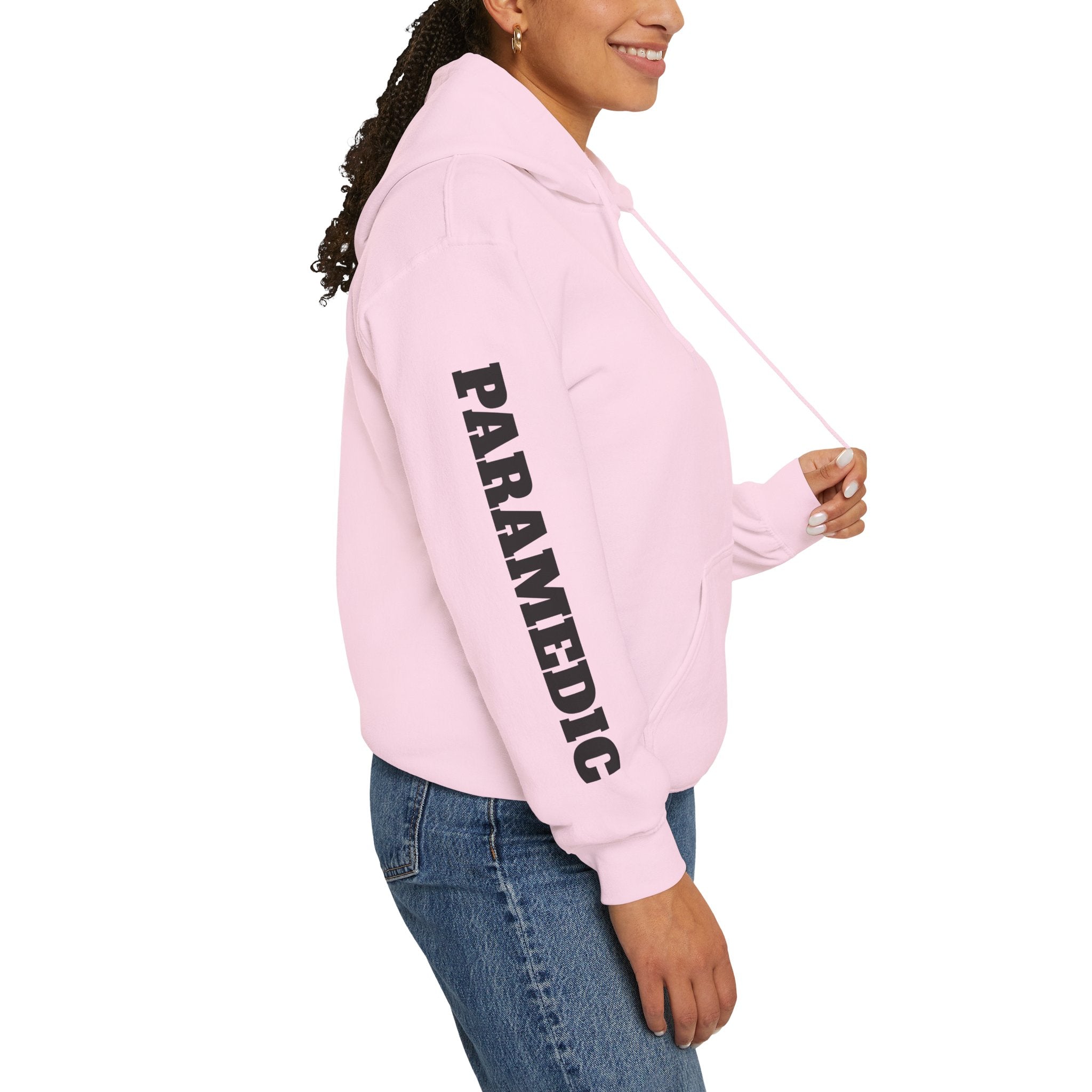 Patch Hoodie - PPFD 11 Back - PARAMEDIC Sleeve - Hooded Sweatshirt
