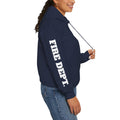 PPFD Patch Hoodie - PPFD 11 Back - FIRE DEPT. Sleeve - Hooded Sweatshirt