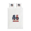 Patriotic '11 PPFD' Cotton Bed Set – American Flag Duvet Cover & Pillowcases