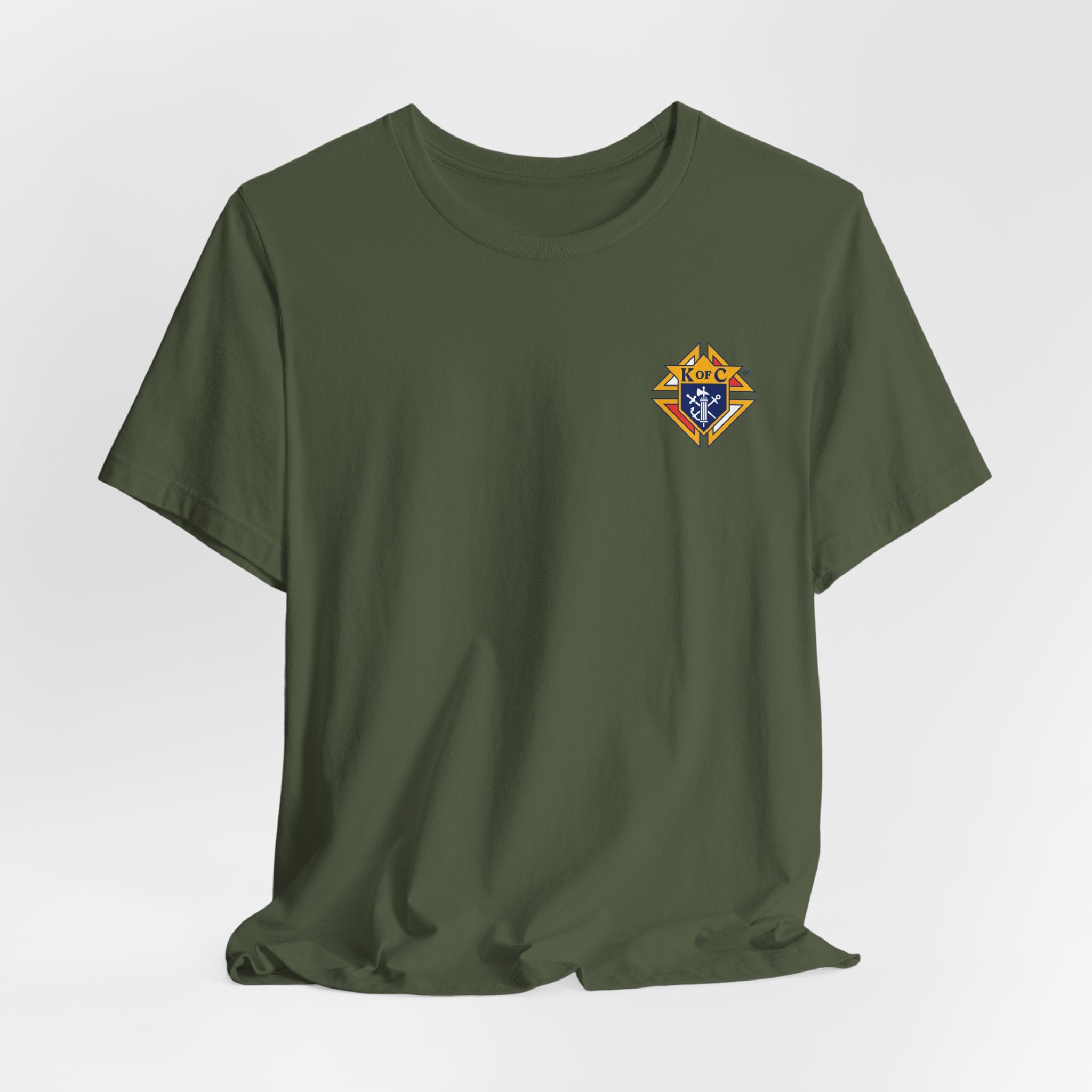 (Bella Canvas) Knights of Columbus Full Color Logo Front and Back