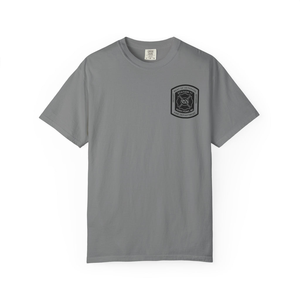 PPFD Logo-Marine-11-Merman- Comfort Colors 100% Cotton Tee