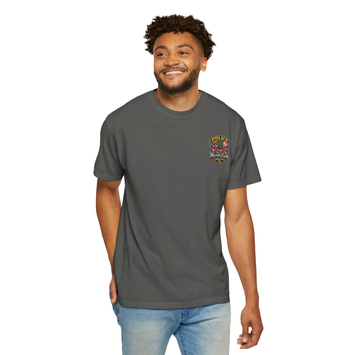 Always Salty T-Shirt — Maryland Veterans Affairs Police Badge T Shirt