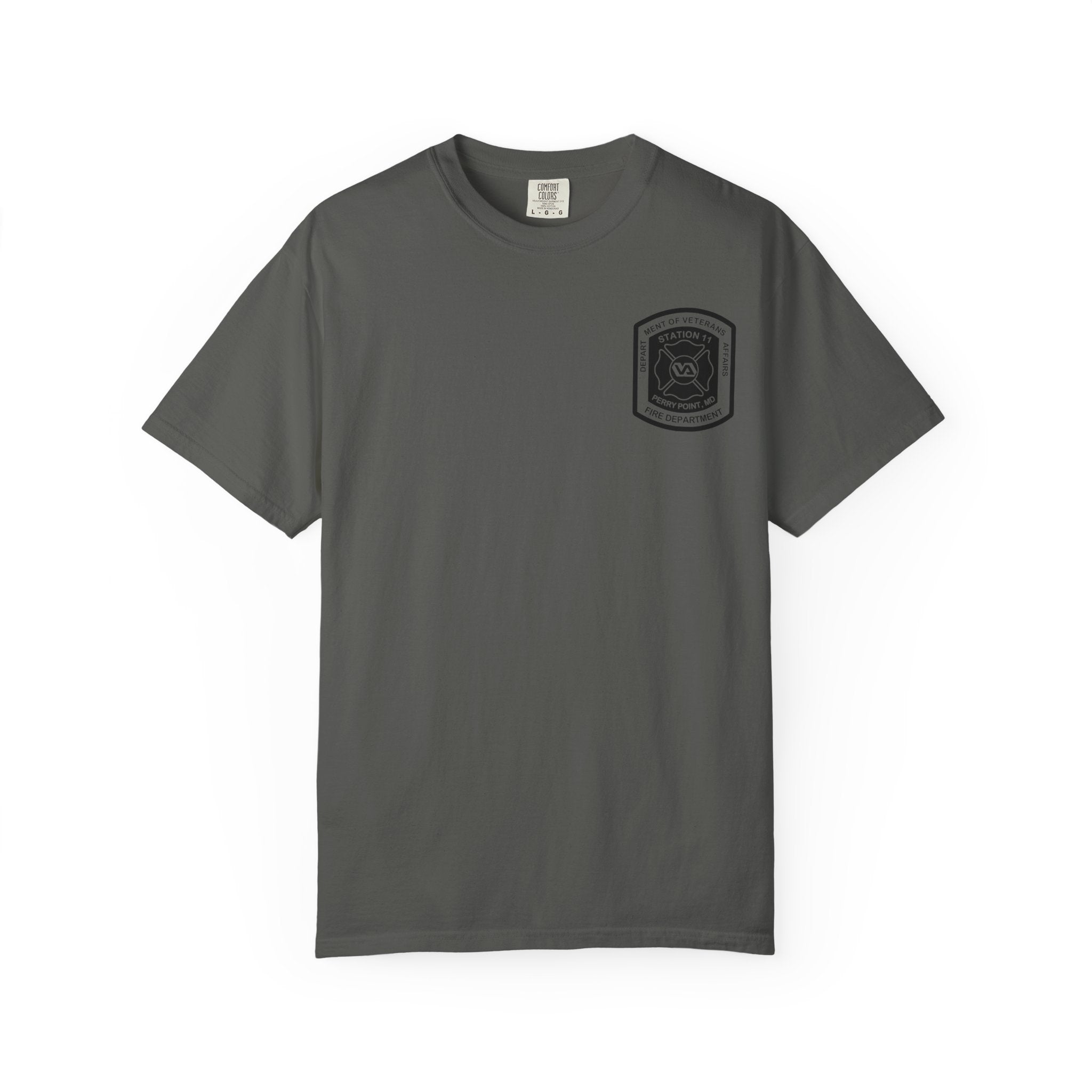 PPFD Logo-Marine-11-Merman- Comfort Colors 100% Cotton Tee