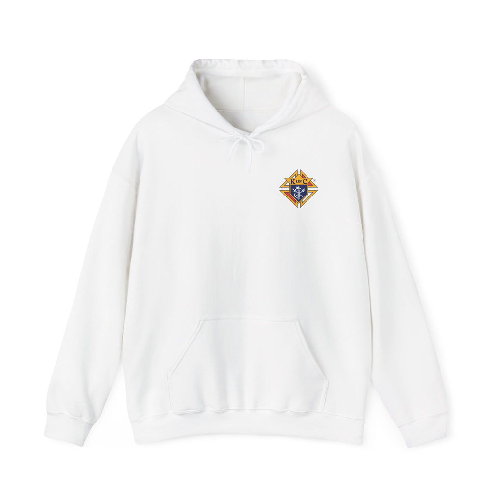Knights of Columbus Logo Front and Back Pullover Hoodie