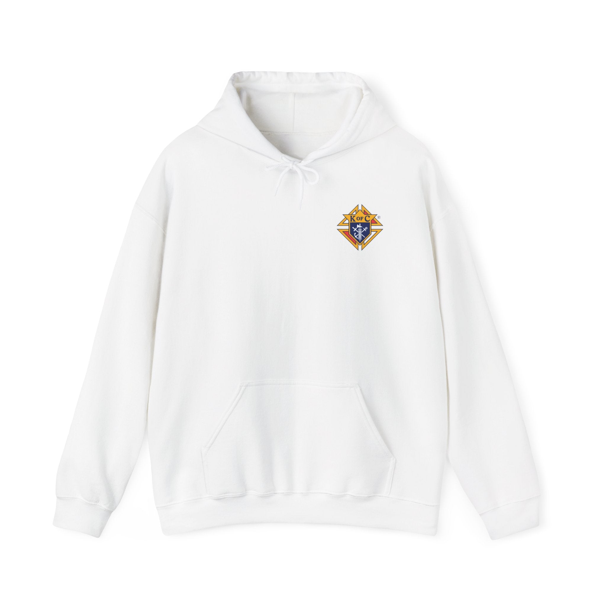 Knights of Columbus Logo Front and Back Pullover Hoodie