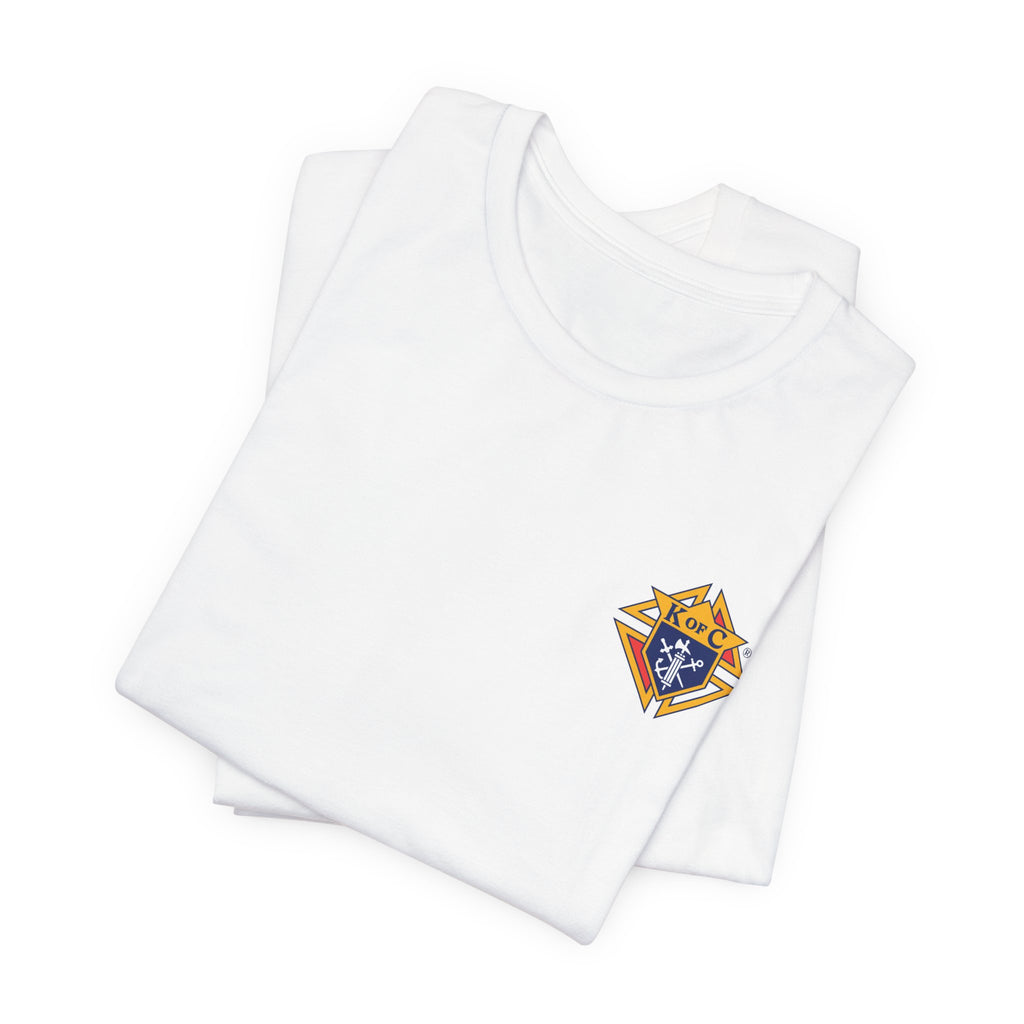 (Bella Canvas) Knights of Columbus Full Color Logo Front and Back