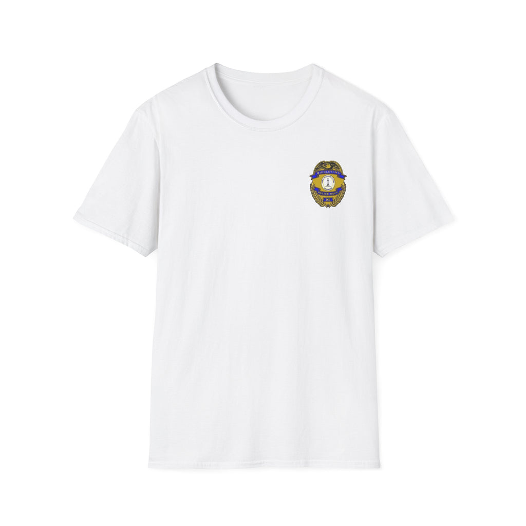Middletown Police Badge T-Shirt-Plain Back— Law Enforcement
