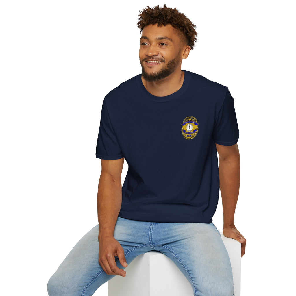 Middletown Police Badge T-Shirt-Plain Back— Law Enforcement