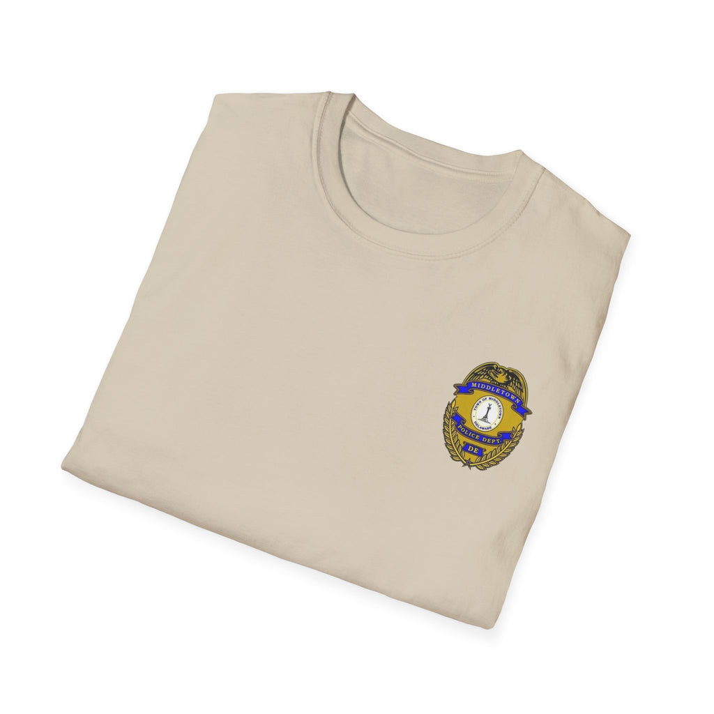 Middletown Police Badge T-Shirt-Plain Back— Law Enforcement