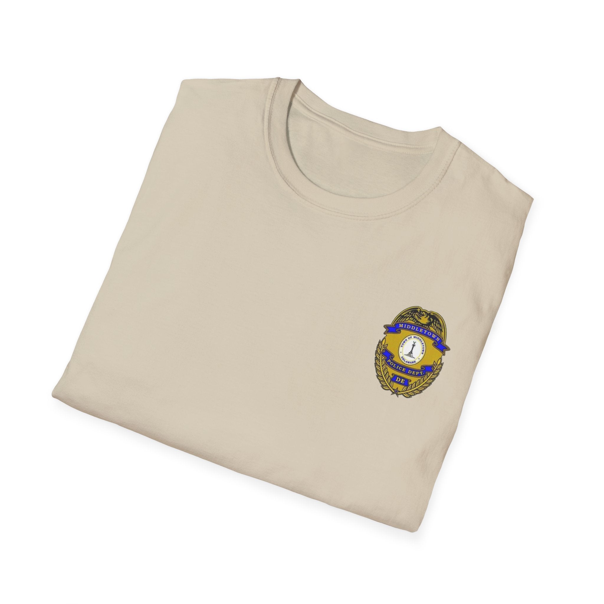 Middletown Police Badge T-Shirt-Plain Back— Law Enforcement
