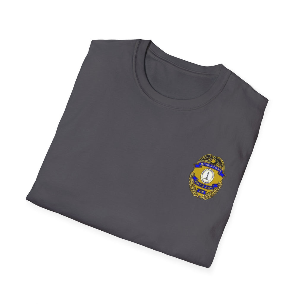 Middletown Police Badge T-Shirt-Plain Back— Law Enforcement