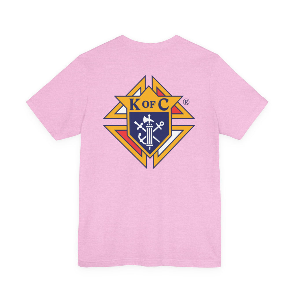 (Bella Canvas) Knights of Columbus Full Color Logo Front and Back