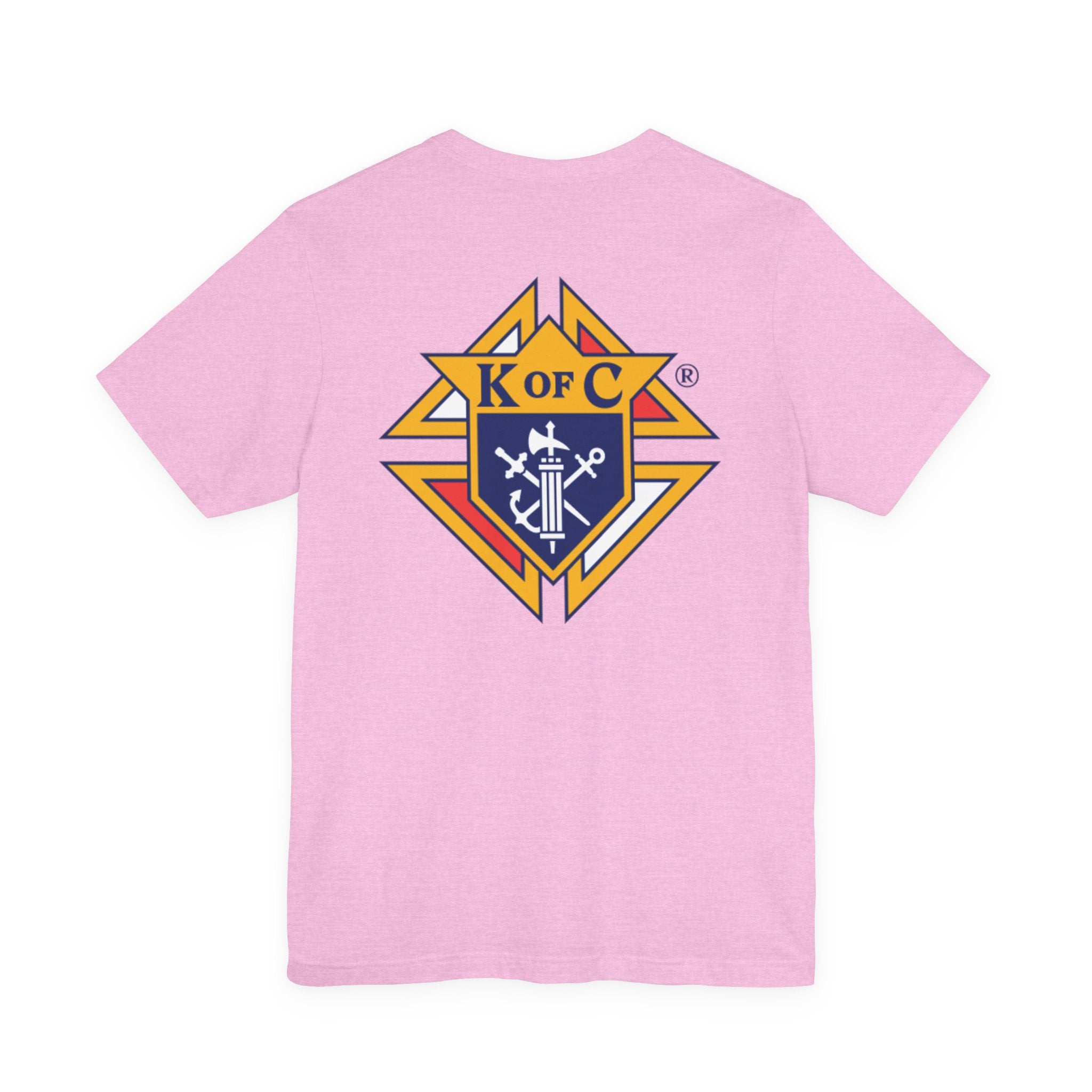 (Bella Canvas) Knights of Columbus Full Color Logo Front and Back