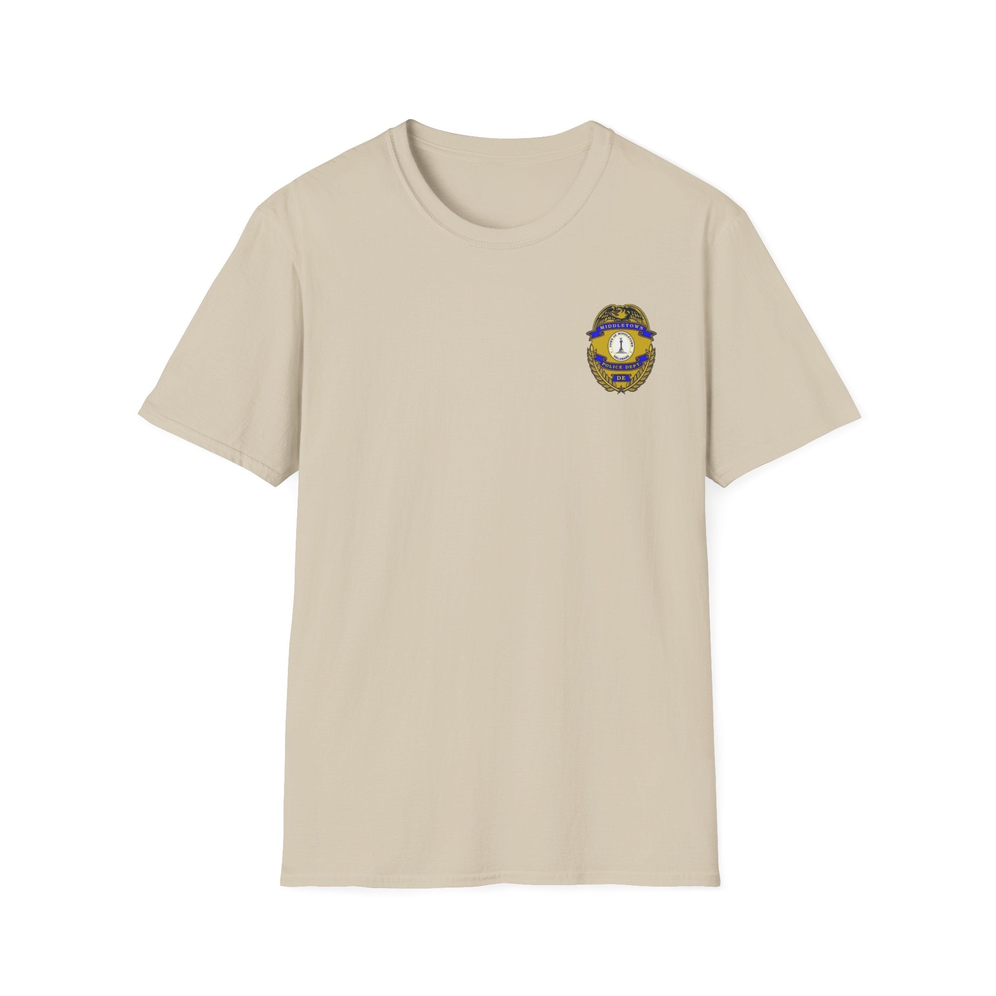 Middletown Police Badge T-Shirt-Plain Back— Law Enforcement