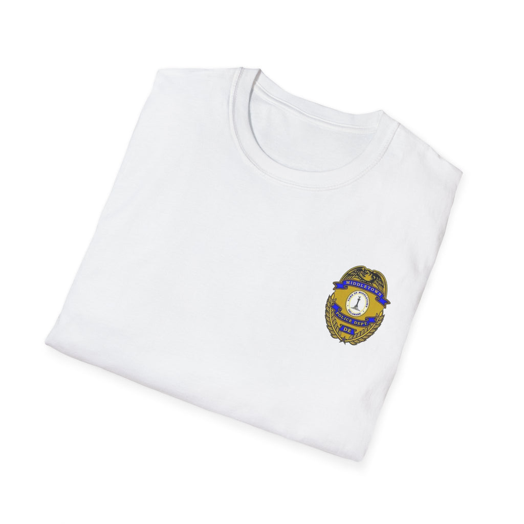 Middletown Police Badge T-Shirt-Plain Back— Law Enforcement