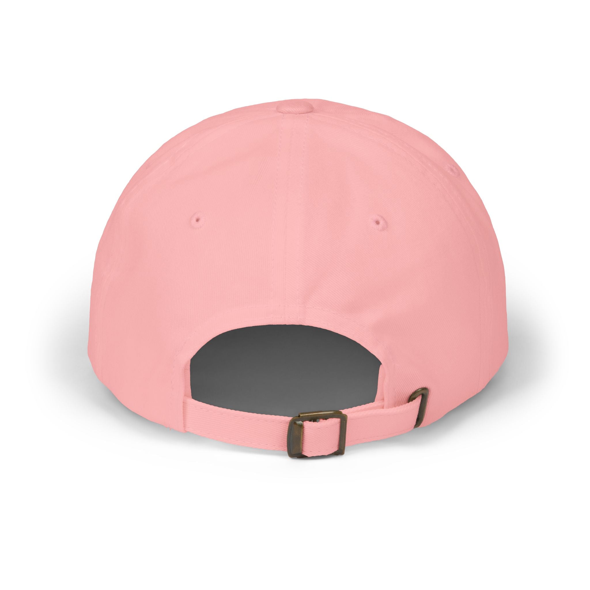 Knight Emblem EMBROIDERED — Classic White Baseball Hat with Gold & Blue Crest