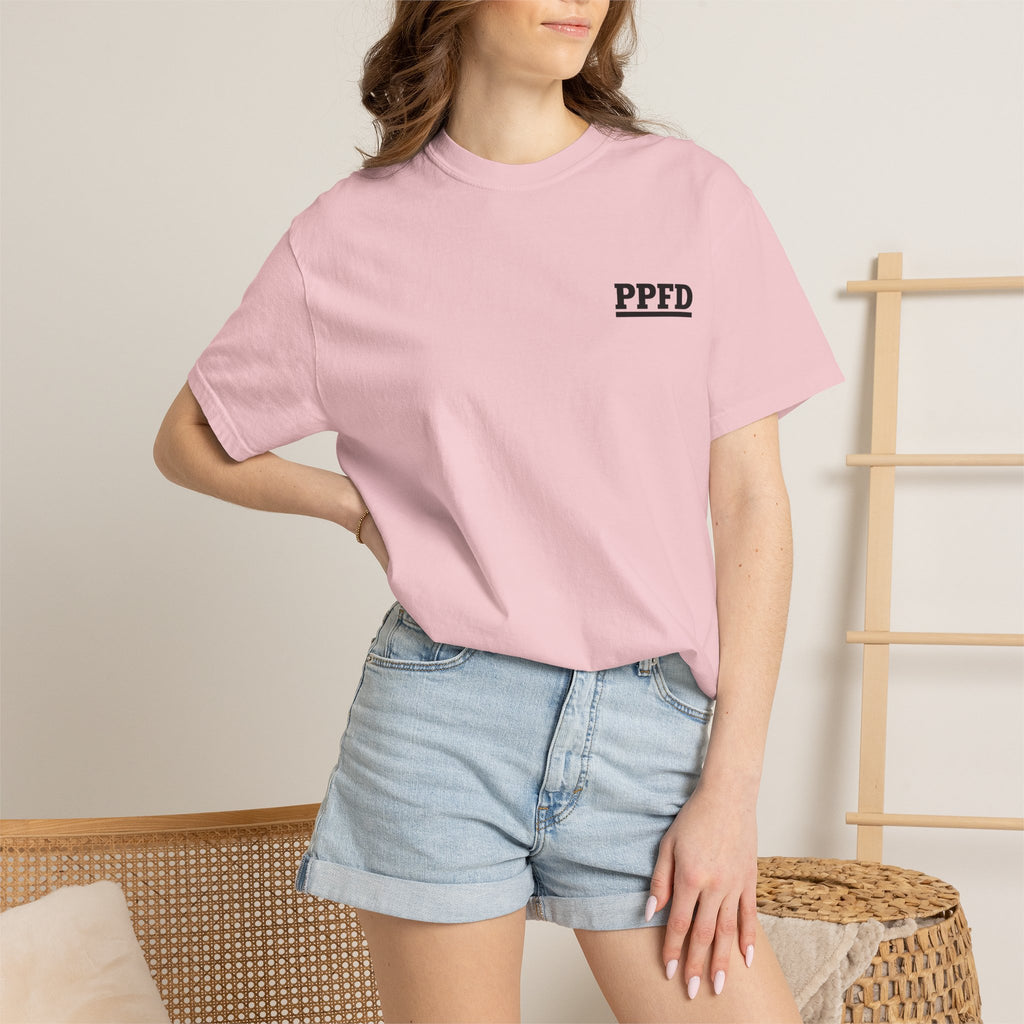 Minimal 'PFFD' Logo Cotton Pocket T-Shirt