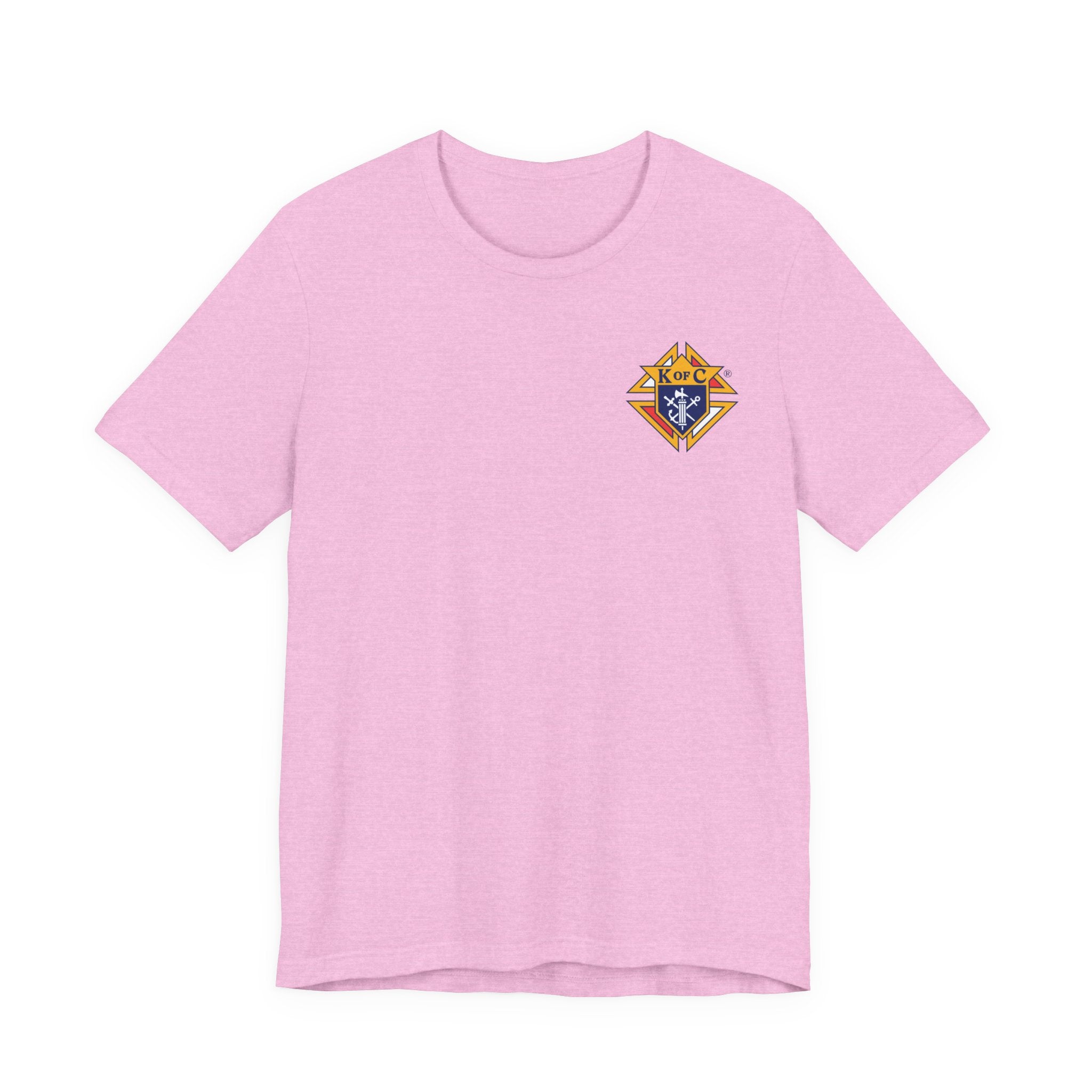 (Bella Canvas) Knights of Columbus Full Color Logo Front and Back