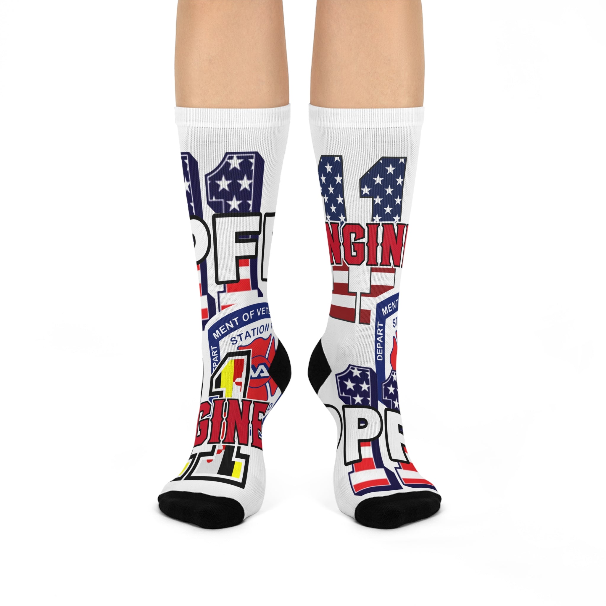 Firefighter Cushioned Crew Socks — PPFD Station 11