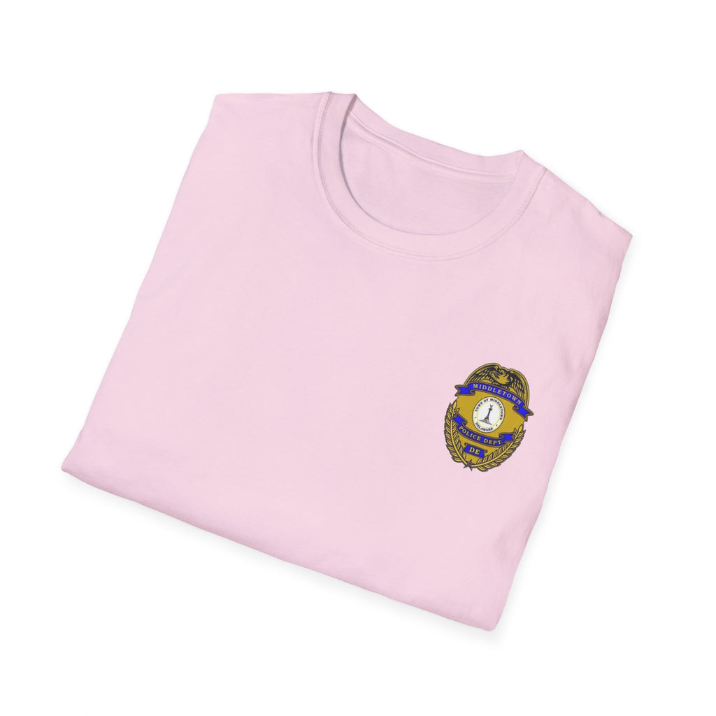Middletown Police Badge T-Shirt-Plain Back— Law Enforcement