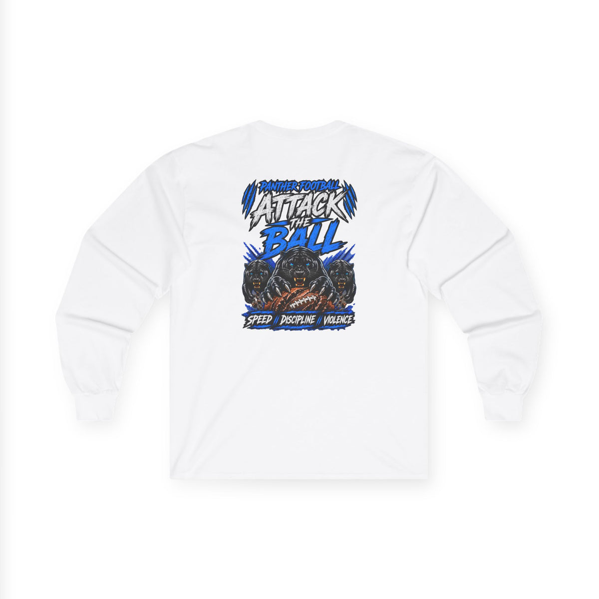 Attack the Ball Baseball Long Sleeve Tee