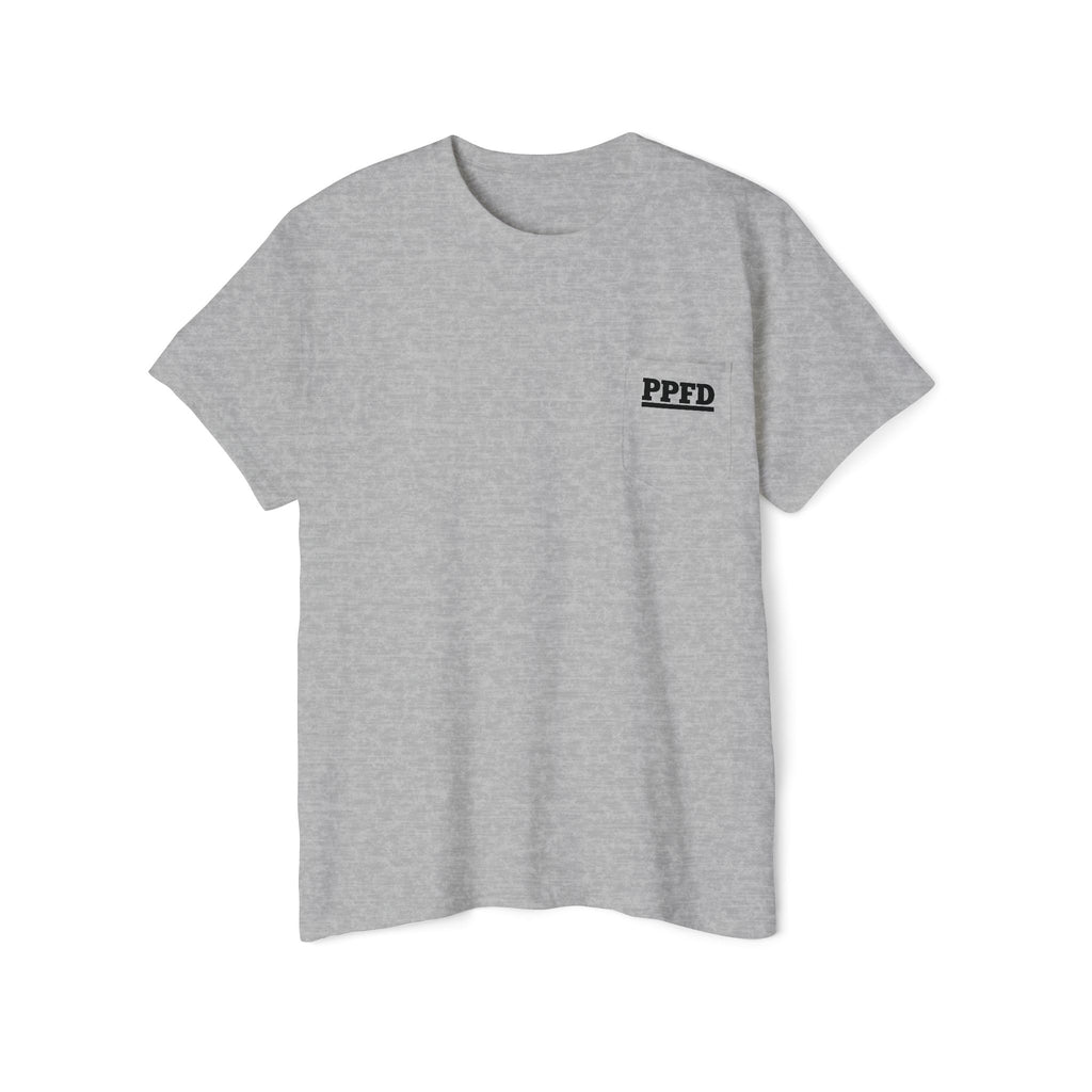 Pocket Tee — Minimal 'PFFD' Logo Cotton Pocket T-Shirt