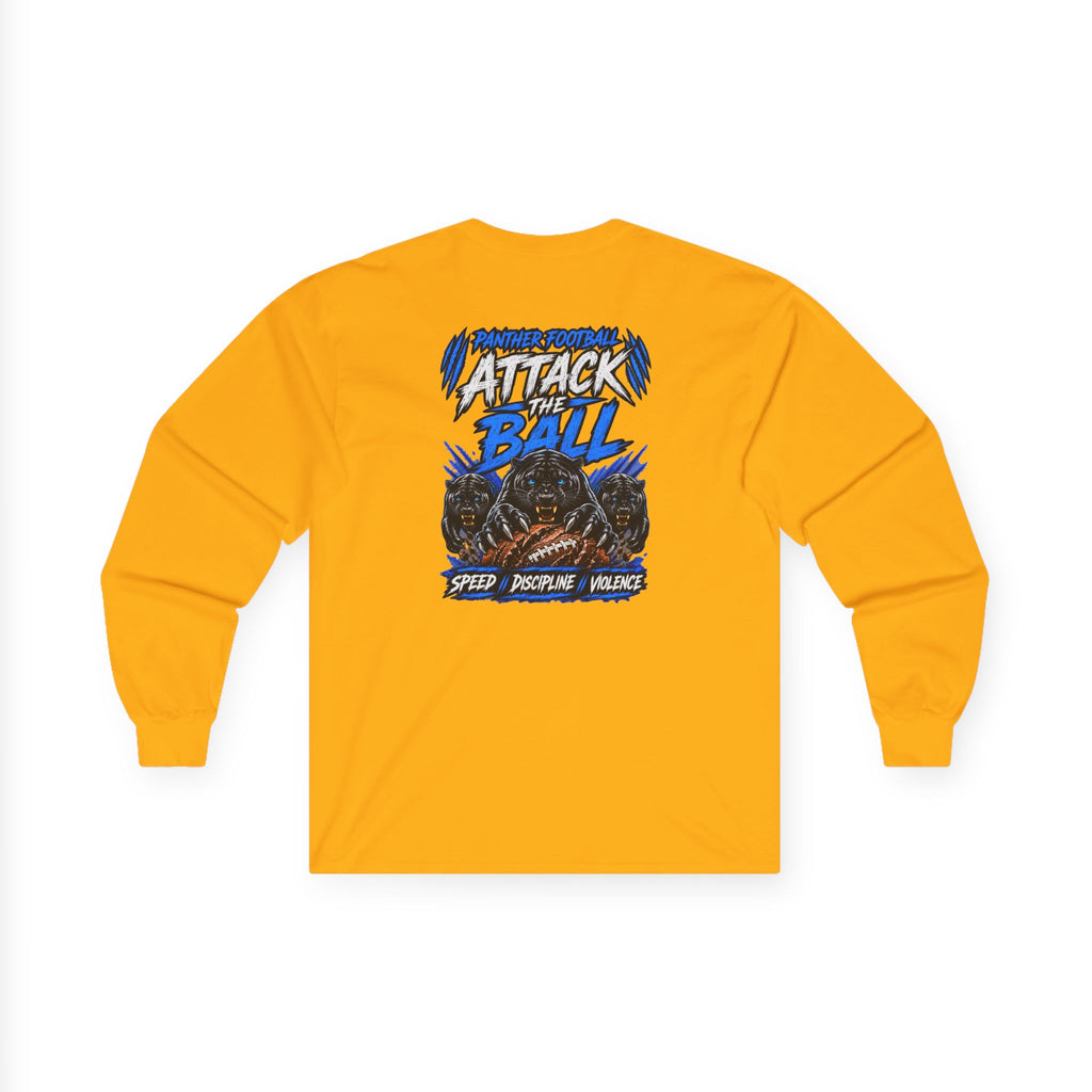 Attack the Ball Baseball Long Sleeve Tee