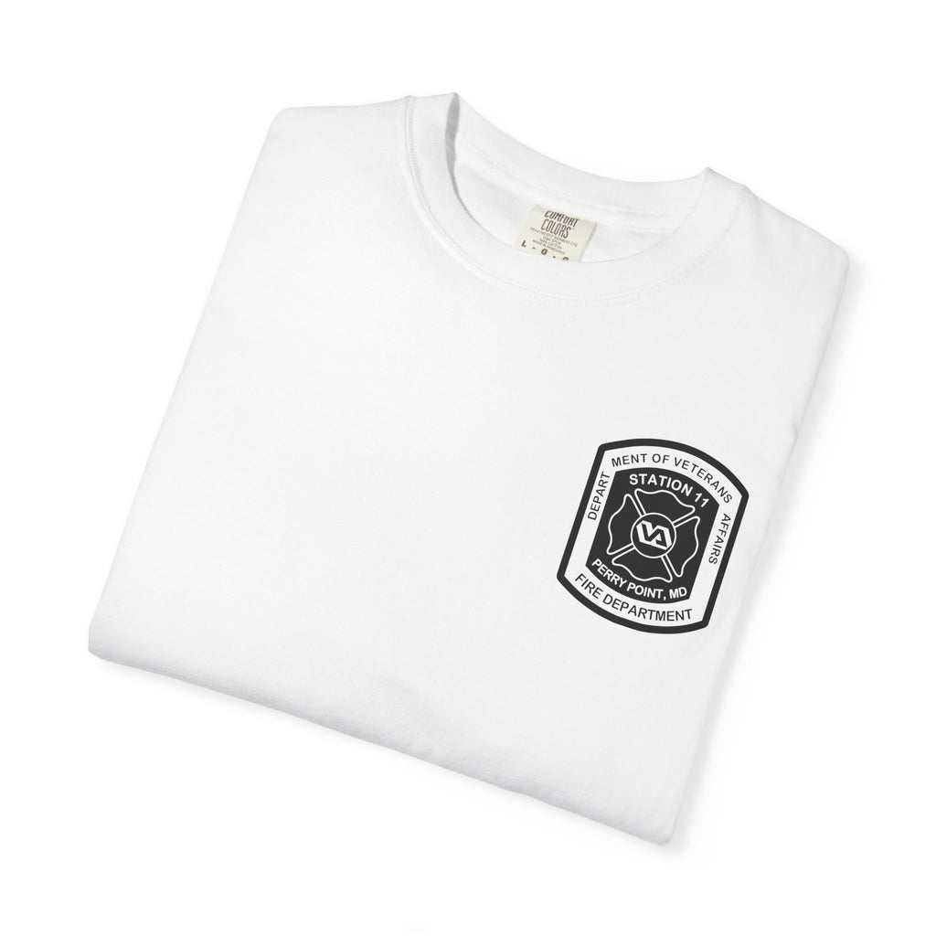 PPFD Logo-Marine-11-Merman- Comfort Colors 100% Cotton Tee