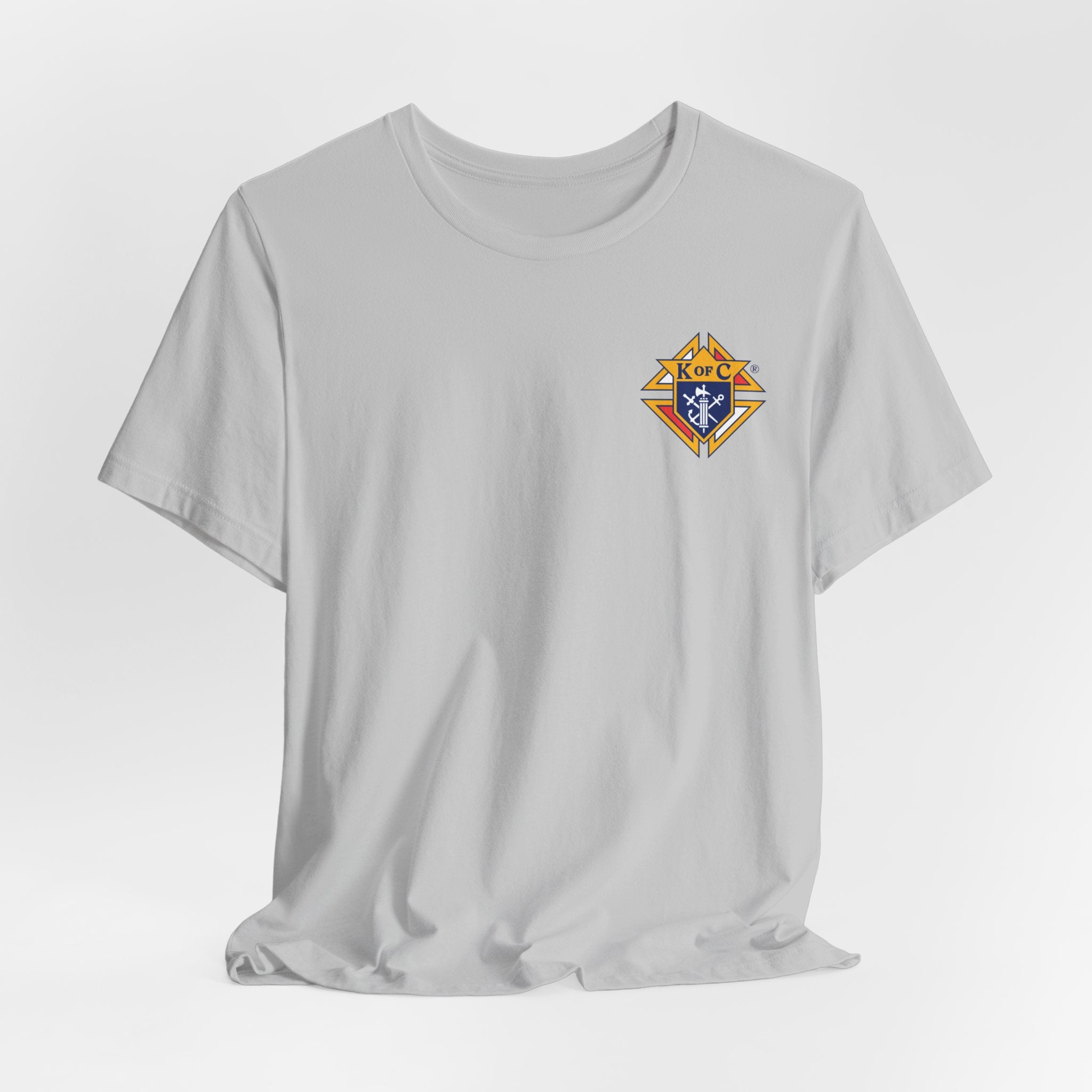 (Bella Canvas) Knights of Columbus Full Color Logo Front and Back