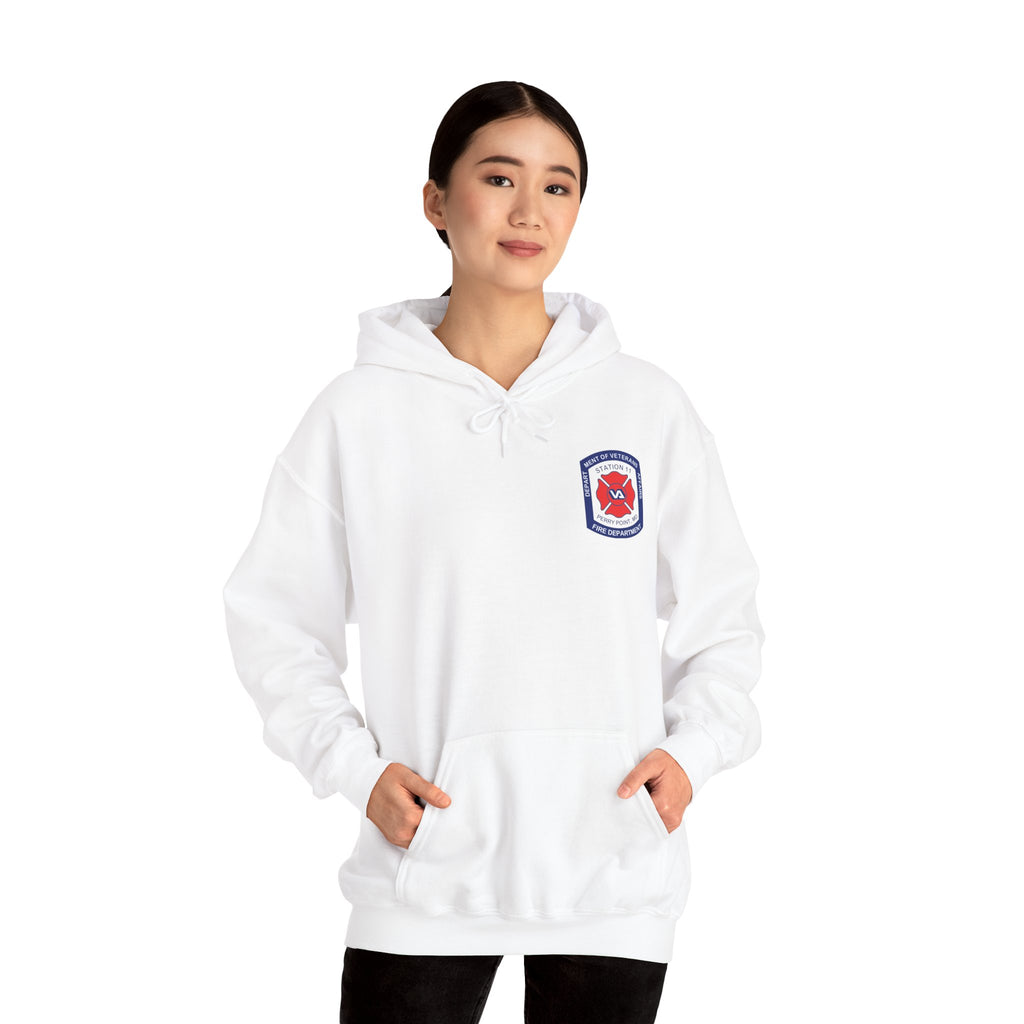 PPFD Patch Hoodie — Blank Back - Hooded Sweatshirt