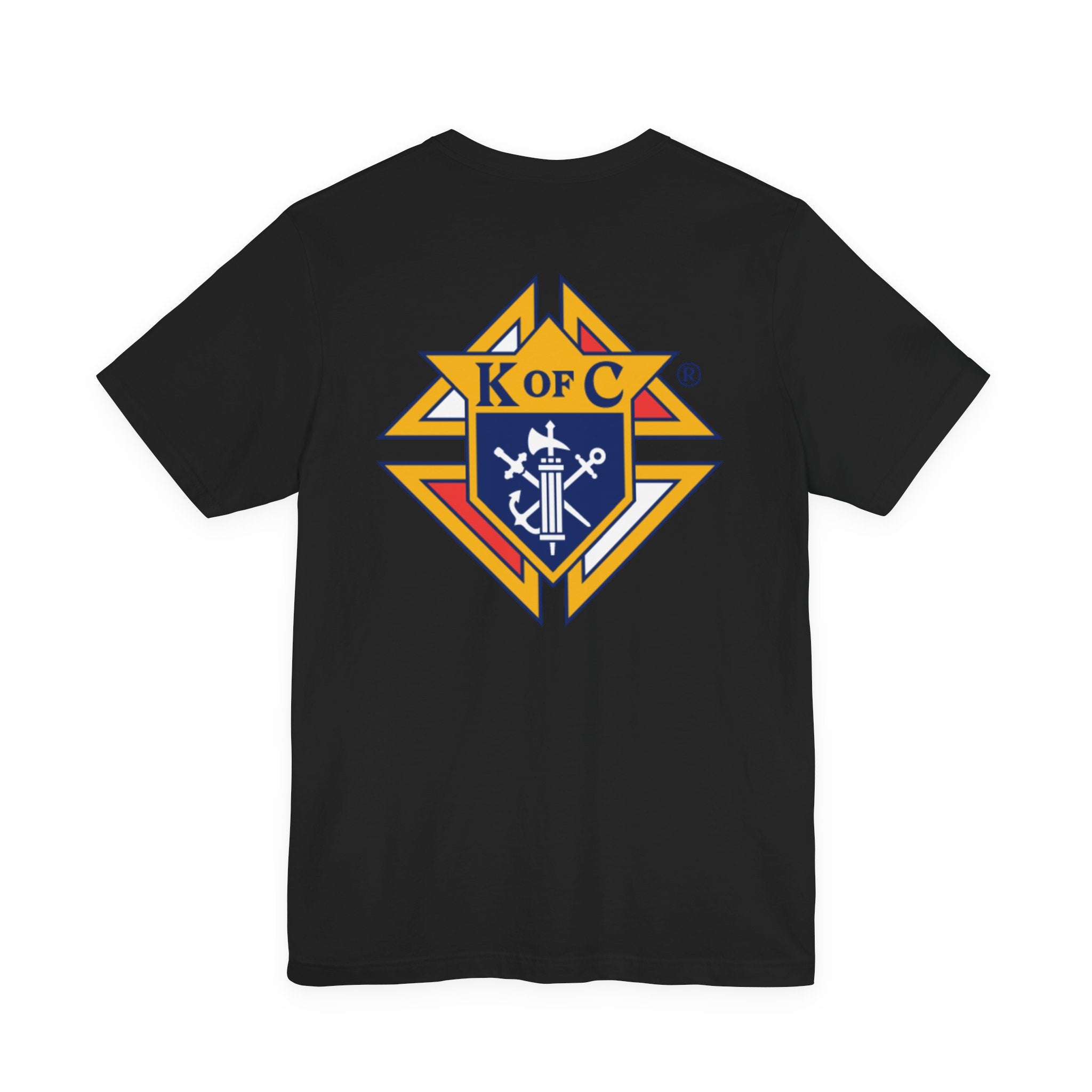 (Bella Canvas) Knights of Columbus Full Color Logo Front and Back