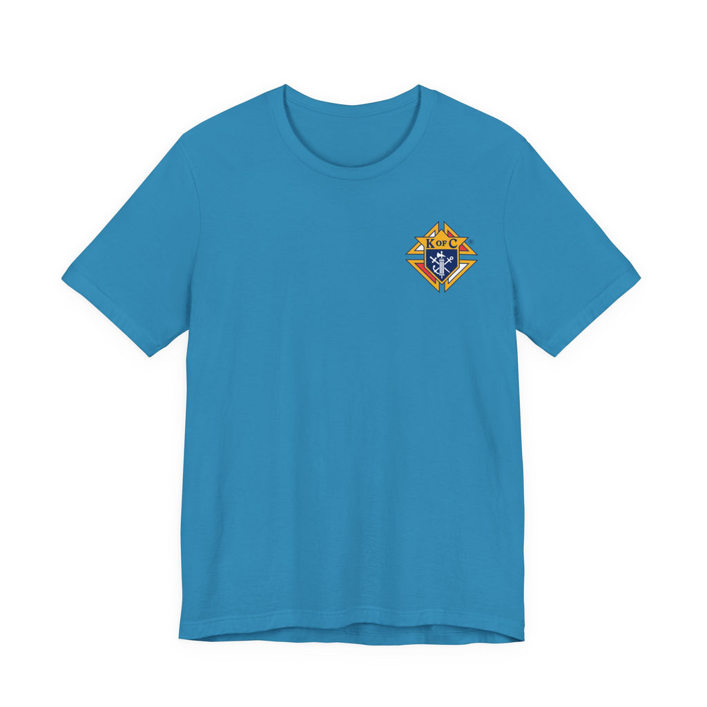 (Bella Canvas) Knights of Columbus Full Color Logo Front and Back