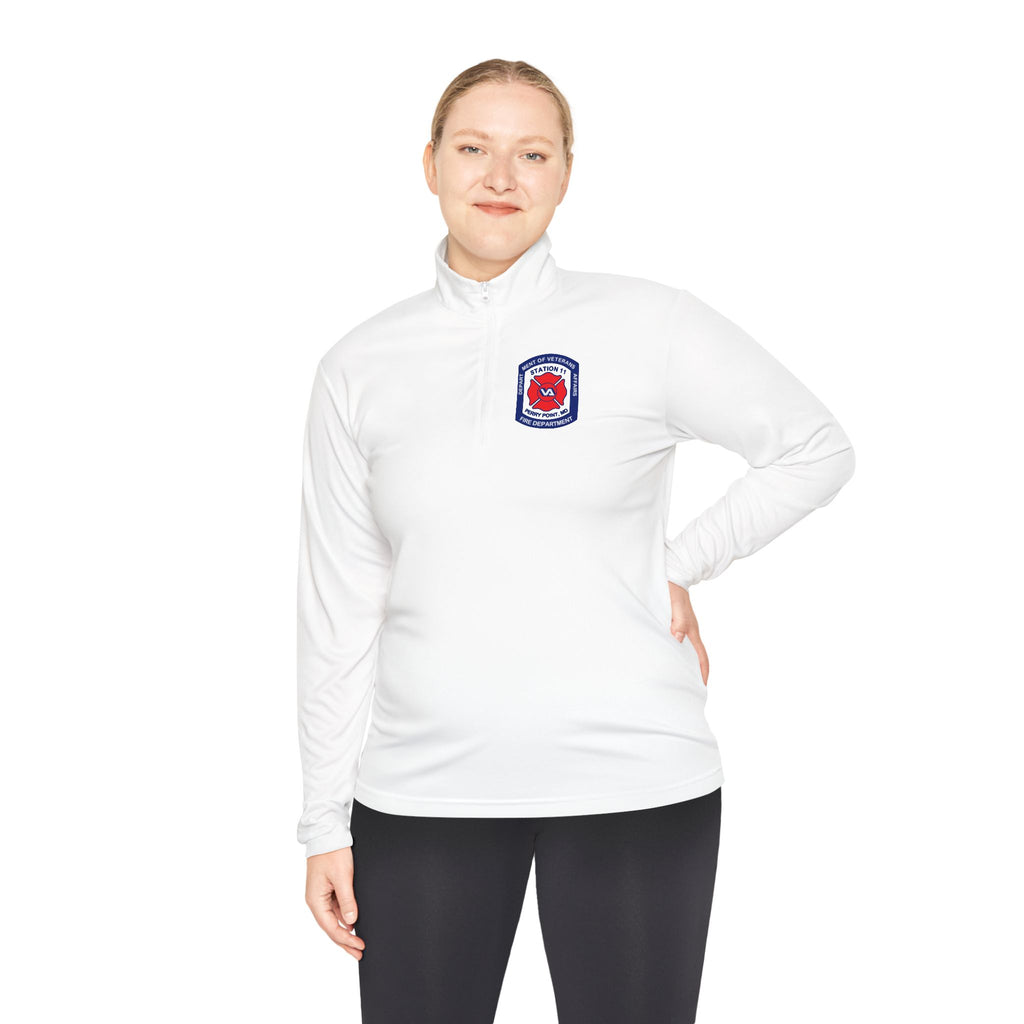 PPFD Patch Only - Blank Back - Unisex Quarter-Zip Pullover