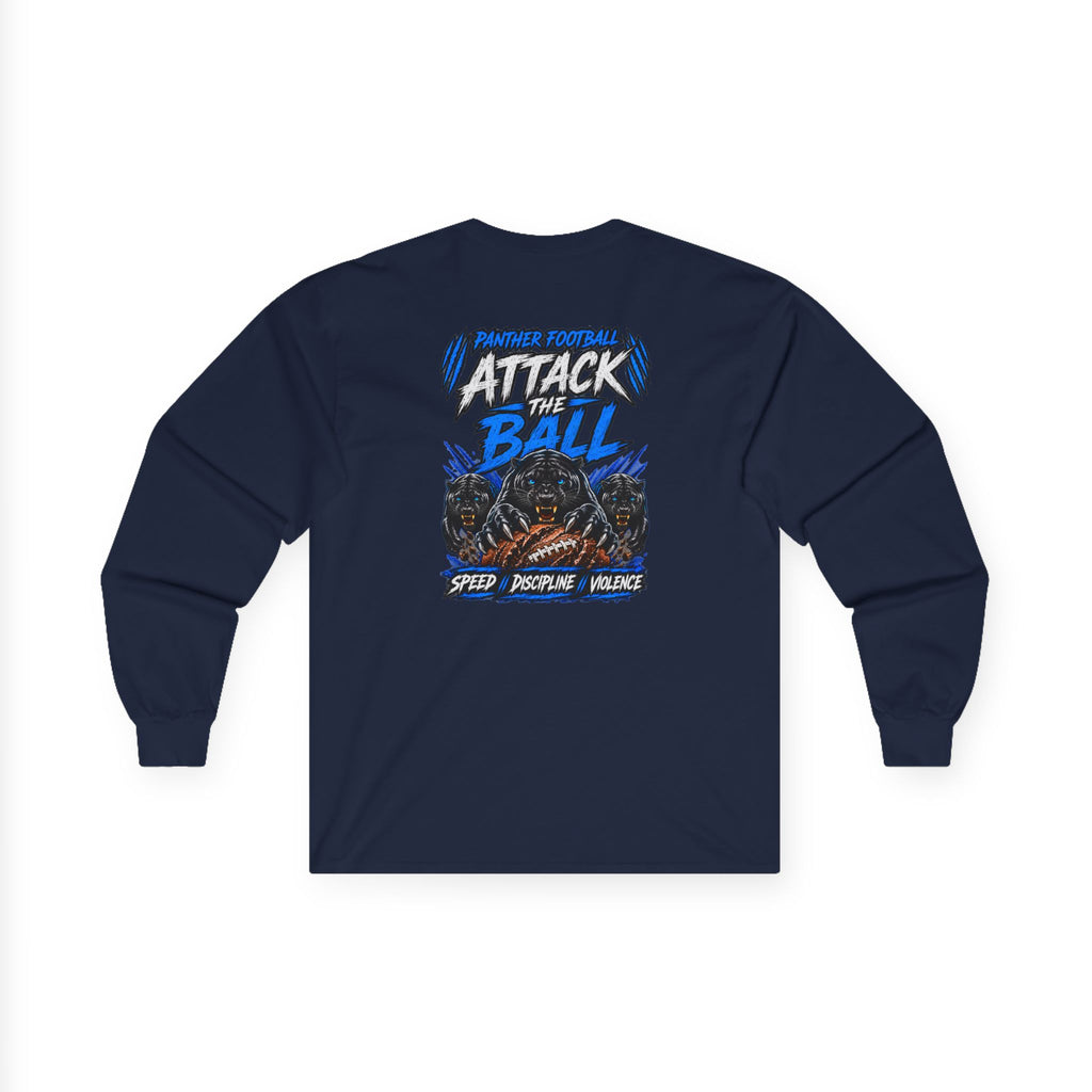 Attack the Ball Baseball Long Sleeve Tee