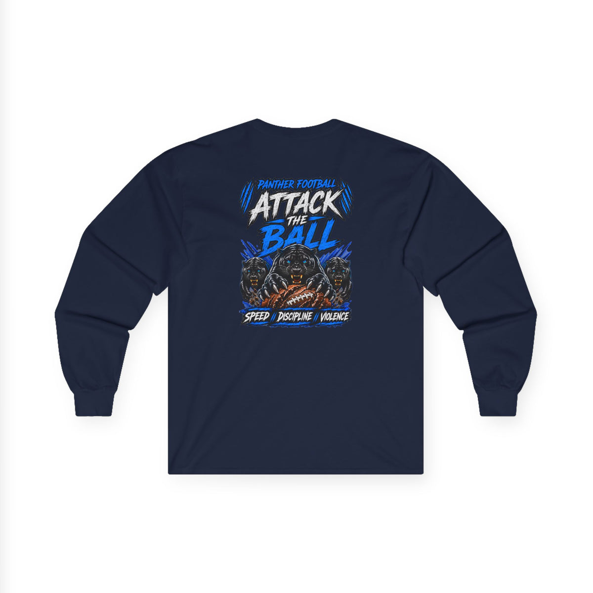Attack the Ball Baseball Long Sleeve Tee