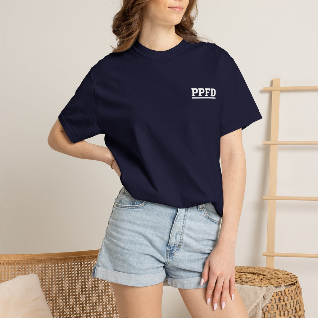 Minimal 'PFFD' Logo Cotton Pocket T-Shirt