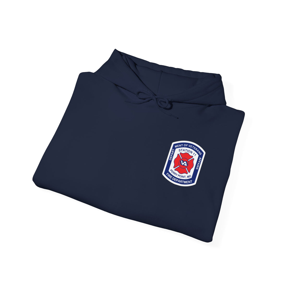 Front Only — Perry Point Patch Fire Dept Logo Pullover