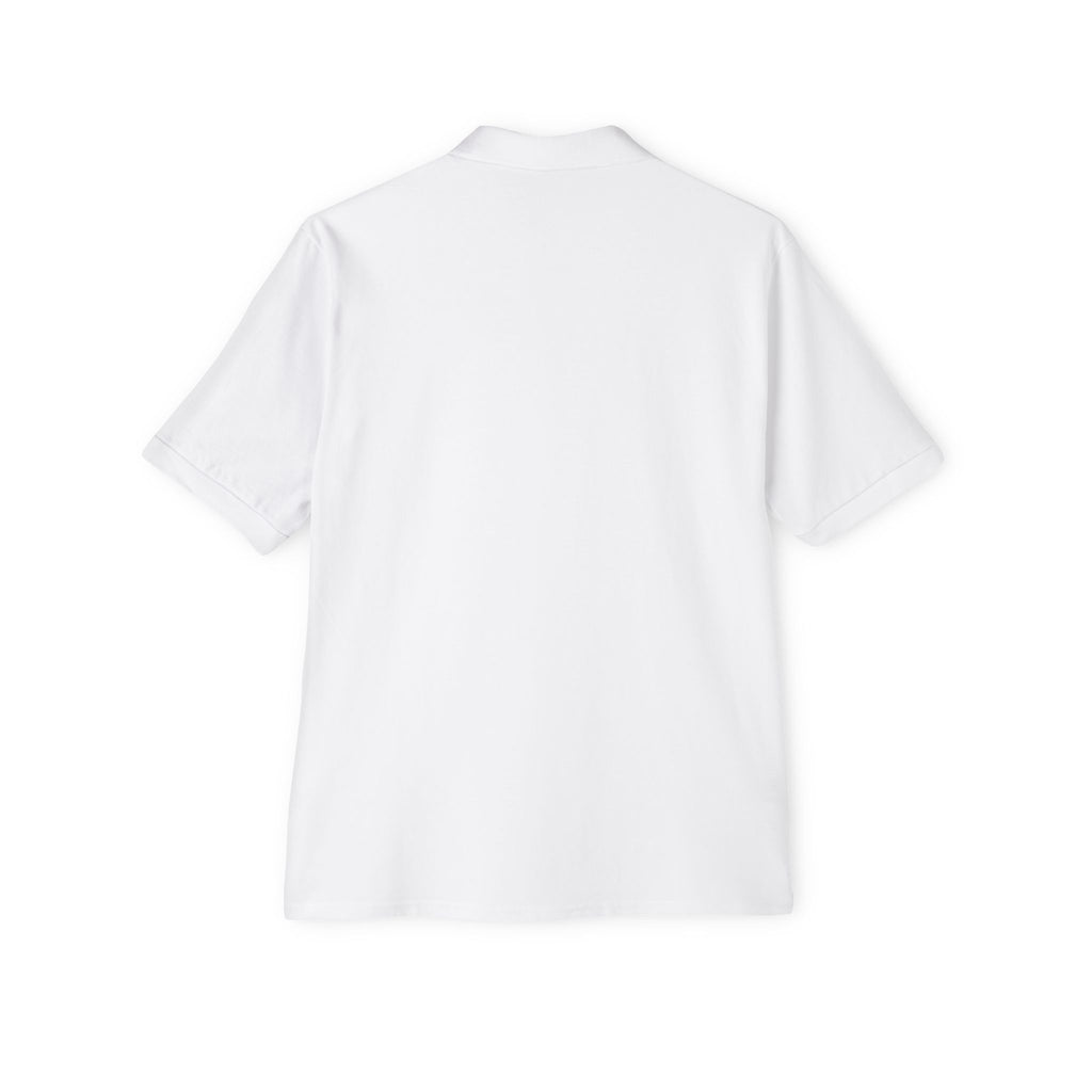 Jerzees Men's Polo Shirt with Fire Department Patch Chest Logo Only