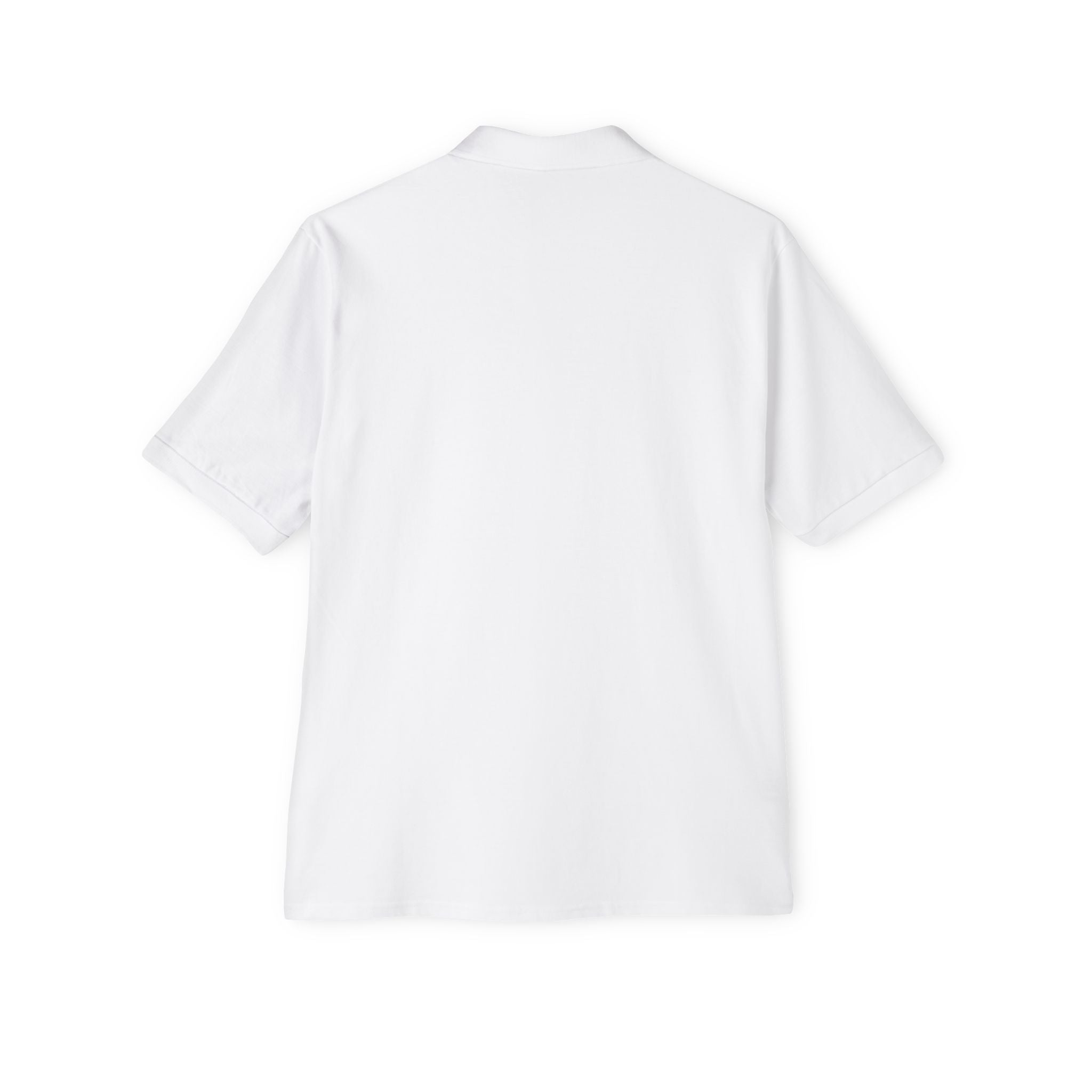 Jerzees Men's Polo Shirt with Fire Department Patch Chest Logo Only