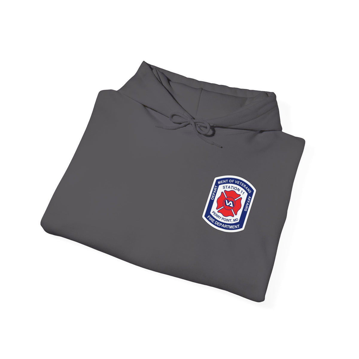 Front Only — Perry Point Patch Fire Dept Logo Pullover