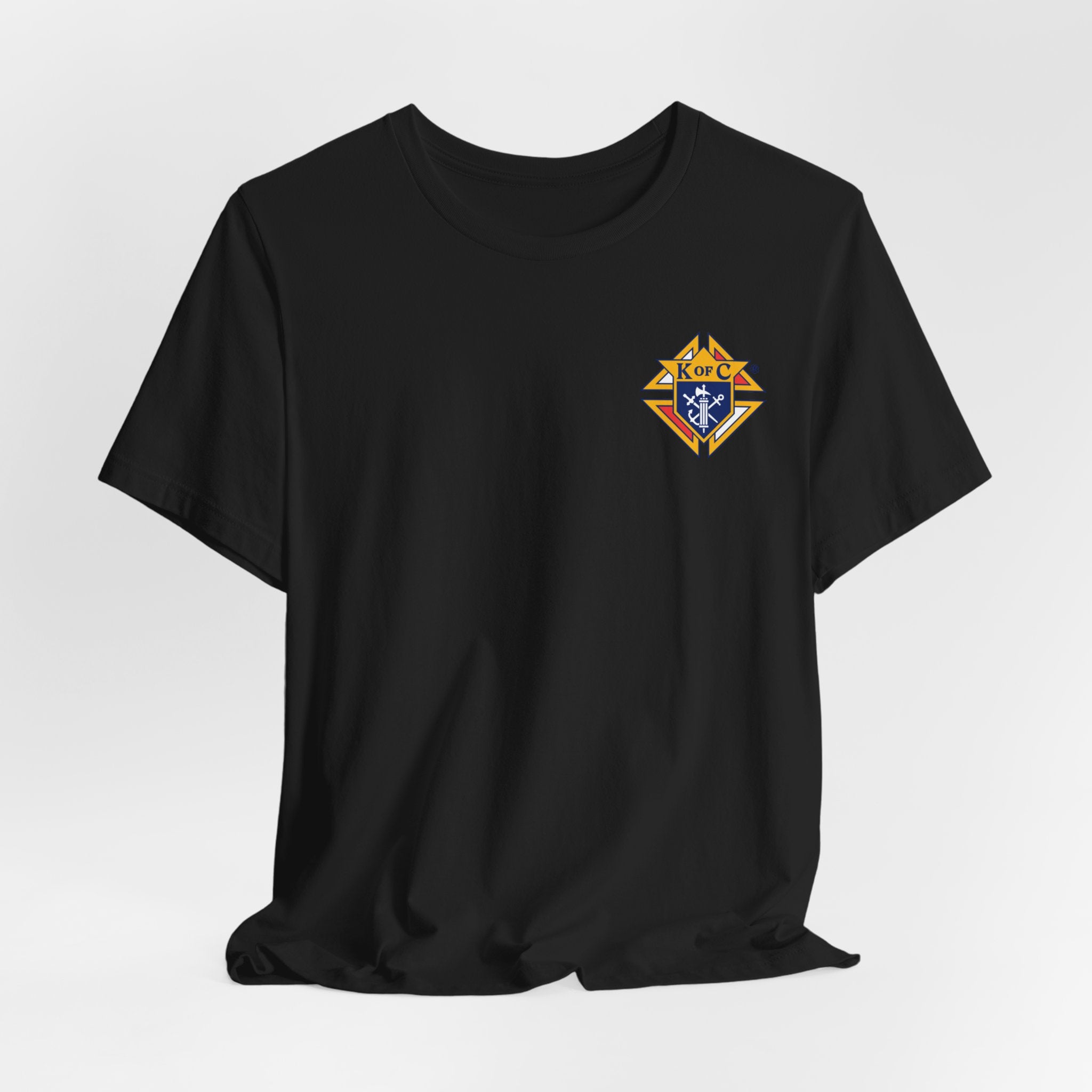 (Bella Canvas) Knights of Columbus Full Color Logo Front and Back