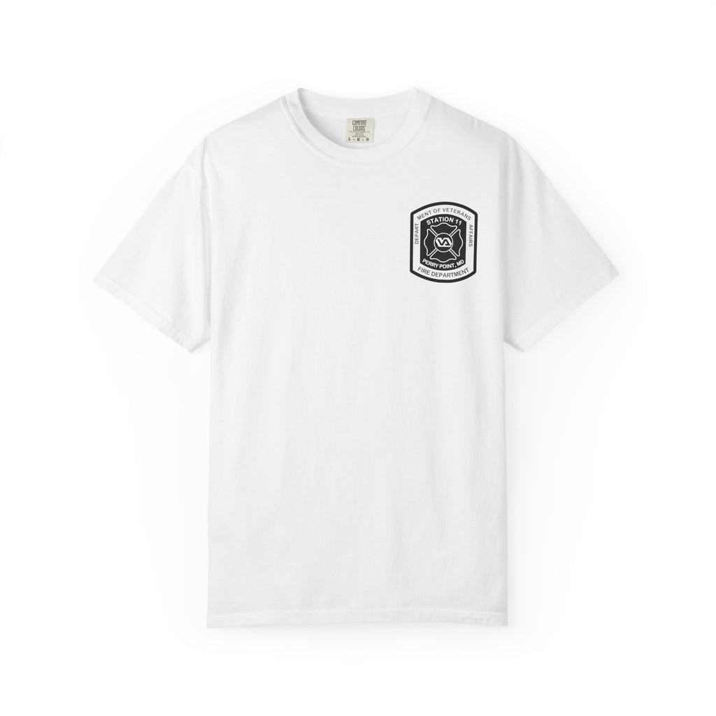 PPFD Logo-Marine-11-Merman- Comfort Colors 100% Cotton Tee