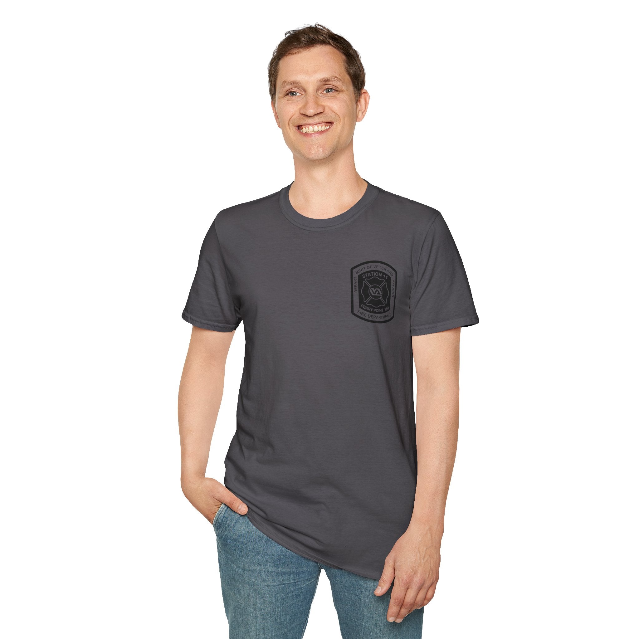 PPFD Logo-MD-FLAG-ENGINE-11  100% Cotton Tee