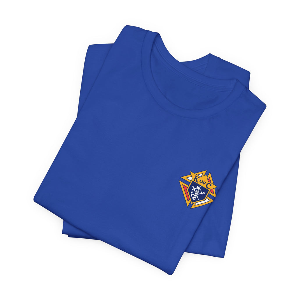 (Bella Canvas) Knights of Columbus Full Color Logo Front and Back