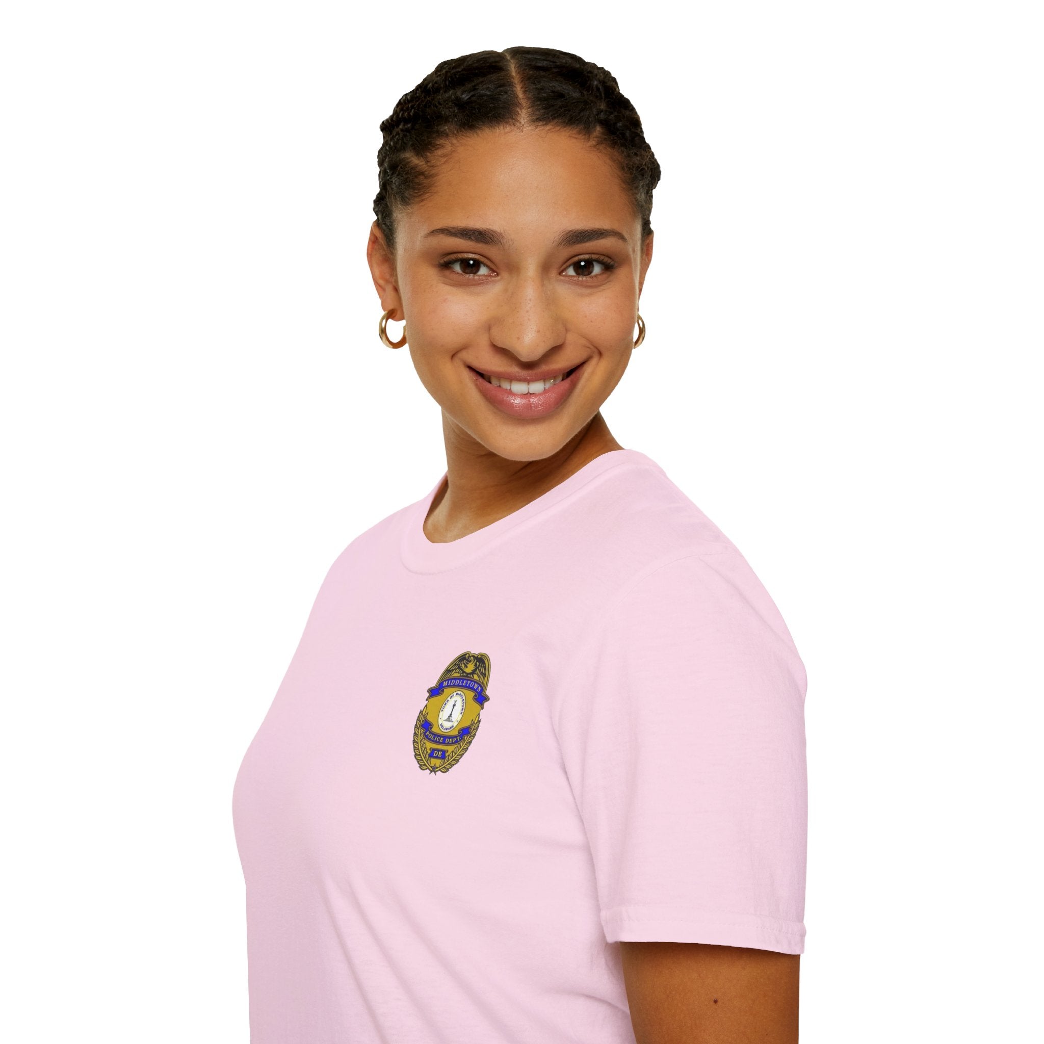 Middletown Police Badge T-Shirt-Plain Back— Law Enforcement